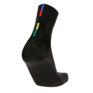 Fahrradsocken Rennrad hoch UCI Santini