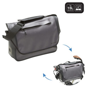 Fahrradtasche Businessbag 900 15 Liter wasserdicht grau