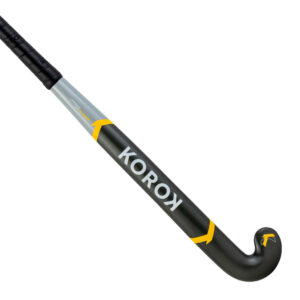 Feldhockeyschläger FH530 LowBow 30% Carbon Erwachsene grau/gelb