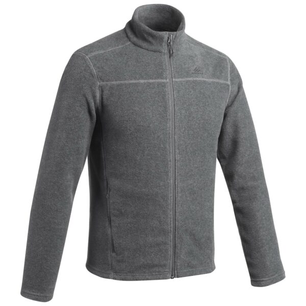 Fleecejacke Bergwandern MH120 Herren grau