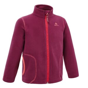 Fleecejacke Bergwandern MH150 Kleinkinder Gr. 92–116 violett