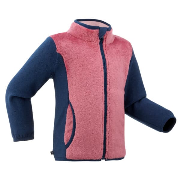 Fleecejacke Midwarm Baby rosa/blau