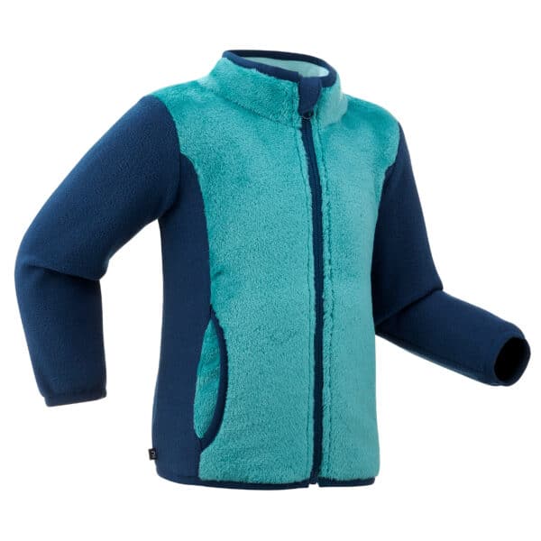 Fleecejacke Midwarm Baby türkis/blau