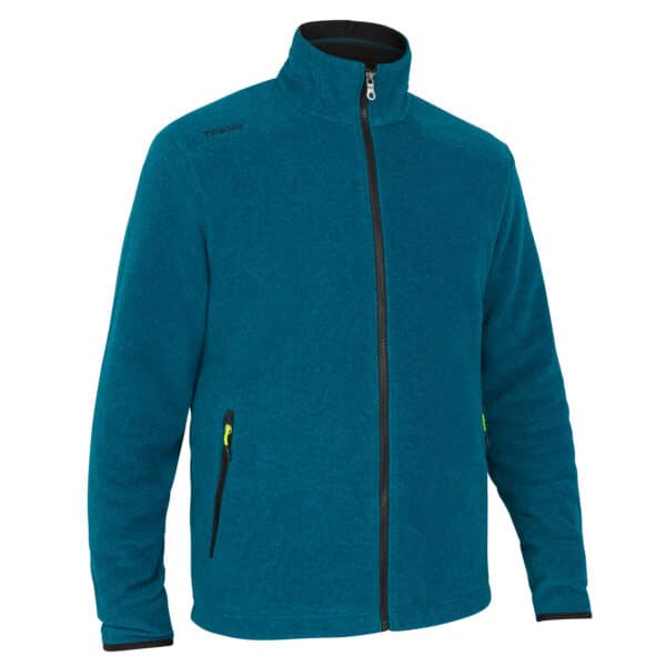 Fleecejacke Segeln 100 Herren petrolblau meliert