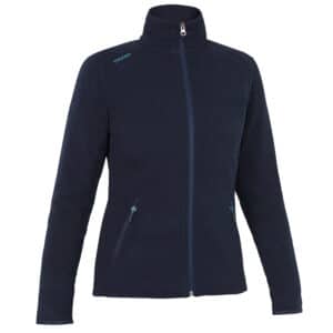 Fleecejacke Segeln Sailing 100 warm Ecodesign Damen marineblau