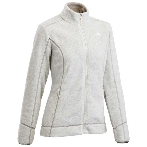 Fleecejacke Wandern MH120 Damen grau