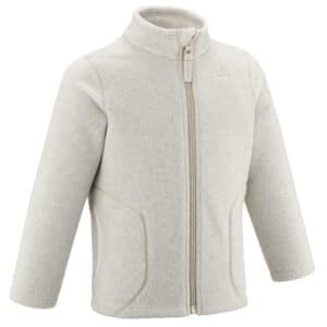 Fleecejacke Wandern MH150 Kleinkinder Gr. 92–116 beige