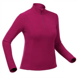 Fleecepullover Bergwandern MH100 Damen rosa