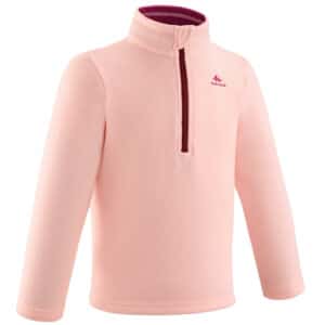 Fleecepullover Wandern MH100 Kinder Gr. 92–116 rosa