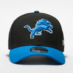 Football Cap US NFL New Era 9Forty Detroit Lions Damen/Herren schwarz