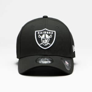 Football Cap US NFL New Era 9Forty Las Vegas Raiders Damen/Herren schwarz