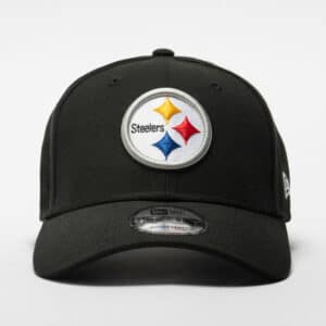 Football Cap US NFL New Era 9Forty Pittsburgh Steelers Damen/Herren schwarz