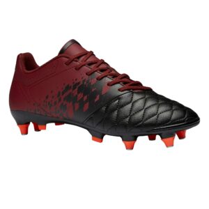 Fussballschuhe Stollen Agility 500 SG Erwachsene schwarz/bordeaux