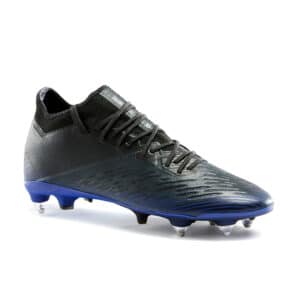 Fussballschuhe Stollen CLR Damen/Herren schwarz/blau