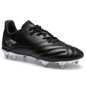 Fussballschuhe Stollen VIRALTO II Leder SG schwarz