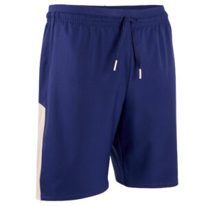 Fussballshorts F500 Kinder Mädchen blau/rosa