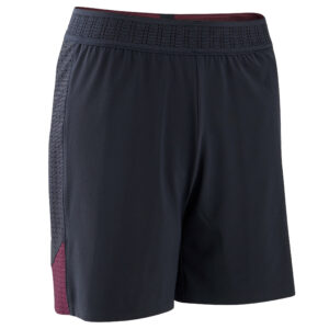 Fussballshorts F900 Damen blau/schwarz