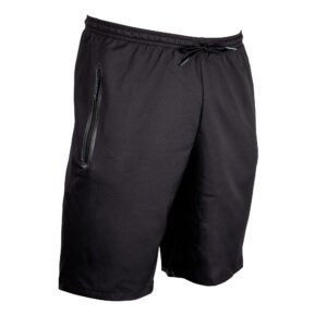 Fussballshorts Viralto Zip mit RV-Taschen Damen/Herren schwarz/carbongrau