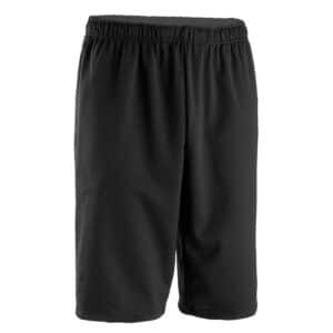 Fussballshorts lang VIRALTO Damen/Herren schwarz/grau