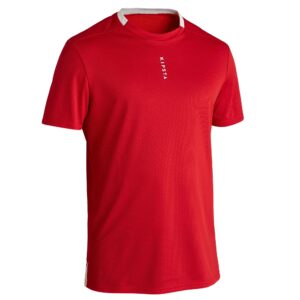 Fussballtrikot F100 Ecodesign Damen/Herren rot