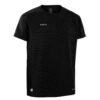 Fussballtrikot kurzarm VIRALTO Kinder schwarz