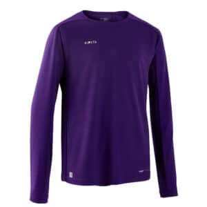 Fussballtrikot langarm VIRALTO violett