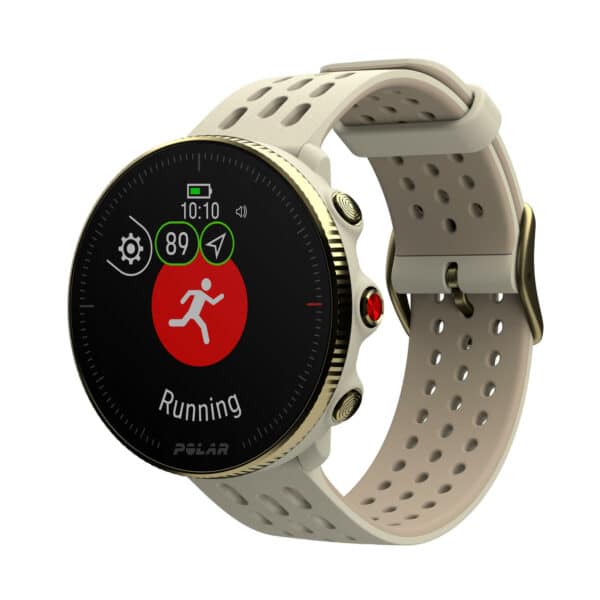 GPS-Multisportuhr Smartwatch mit Herzfrequenzsensor Polar Vantage M2 gold