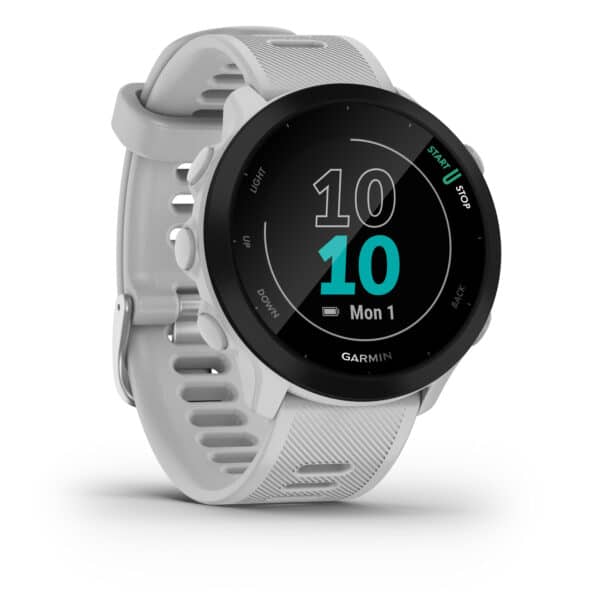 GPS-Uhr Smartwatch Garmin Forerunner 55 weiss