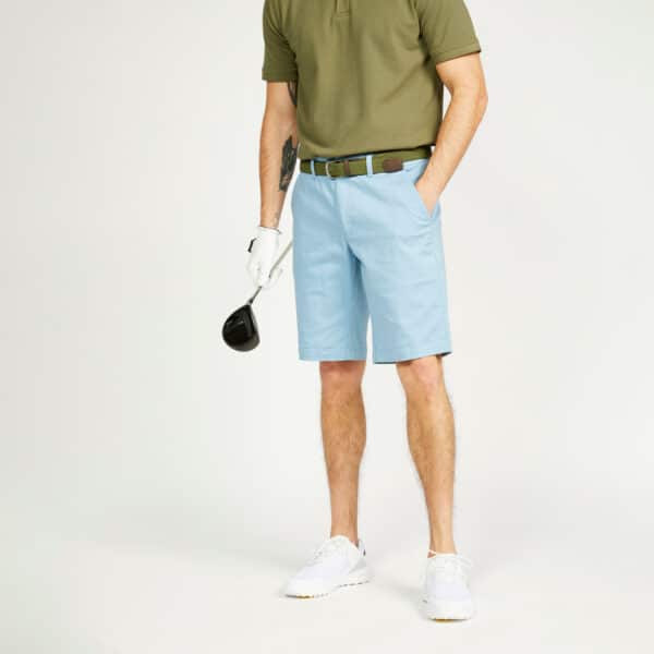 Golf Bermuda Shorts MW500 Herren jeansblau