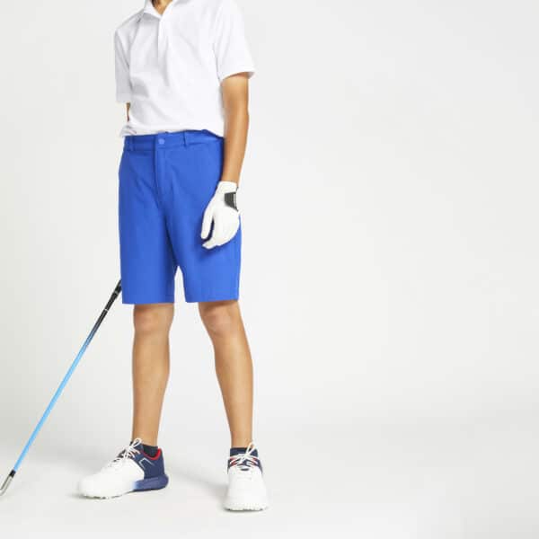 Golf Bermuda Shorts MW500 Kinder blau