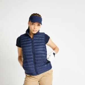 Golf Daunenweste MW500 Damen marineblau