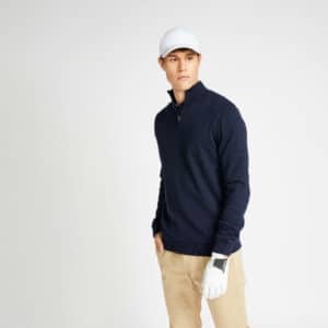 Golf Pullover MW500 Herren marineblau