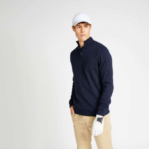 Golf Pullover MW500 Herren marineblau