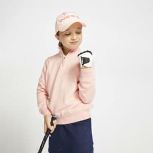 Golf Pullover Windbreaker MW500 Kinder rosa