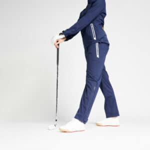 Golf Regenhose wasserdicht RW500 Damen marineblau