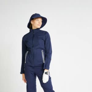 Golf Regenjacke wasserdicht RW500 Damen marineblau