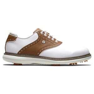 Golfschuhe Footjoy Tradition Herren weiss/braun