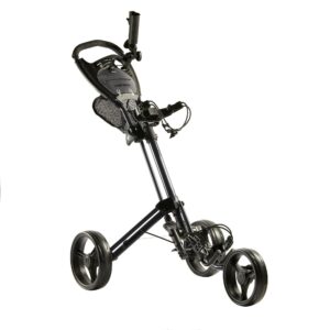 Golftrolley Compact 3-Rad schwarz