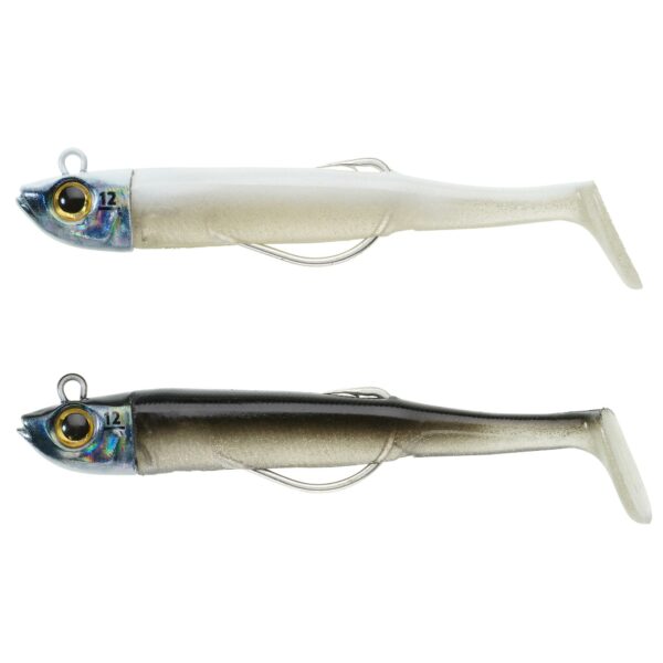 Gummiköder Texas Shad ANCHO 120 12 g schw. Rücken/weisser Rücken