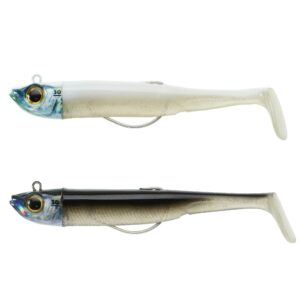 Gummiköder Texas Shad ANCHO 120 30 g schw. Rücken/weisser Rücken