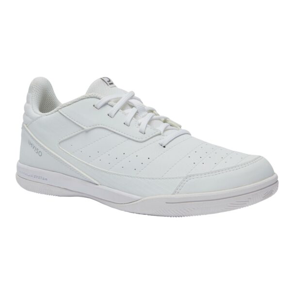Hallenschuhe Futsal Eskudo 500 Kinder weiss