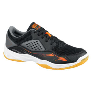 Handballschuhe H100 Herren schwarz/orange