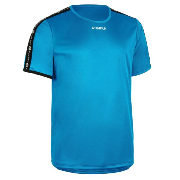 Handballtrikot H100 kurzarm Kinder blau