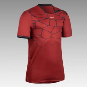 Handballtrikot H500 Herren rot/schwarz