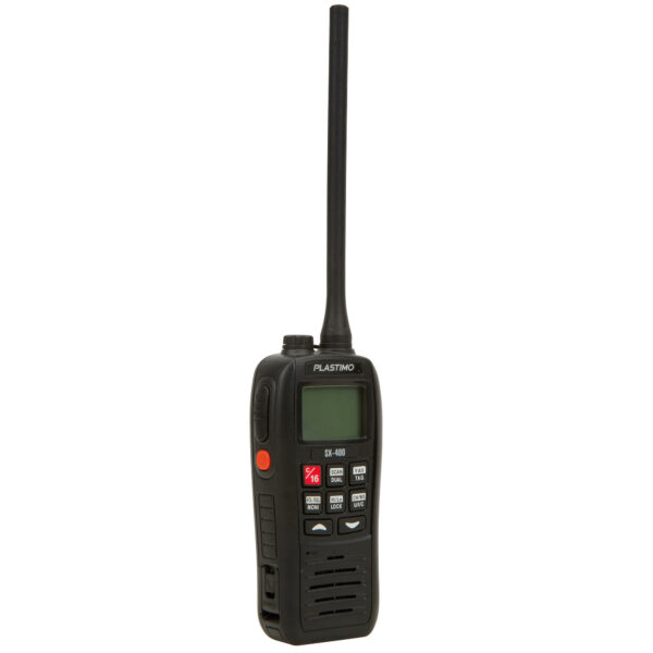 Handfunkgerät VHF SX-400 schwimmend und wasserdicht IPX7 mit Flash + Alarm