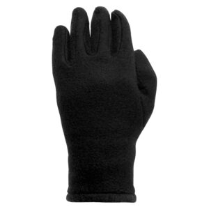 Handschuhe Winterwandern Fleece SH100 Kinder 4–14 Jahre schwarz