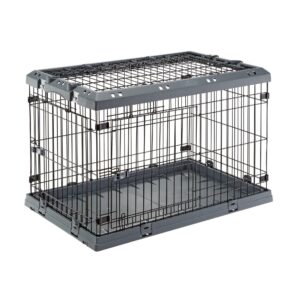 Hundebox faltbar SUPERIOR 90 (M) Gitter für einen Hund