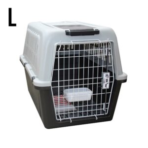 Hundetransportbox für einen Hund Größe L 81 × 55