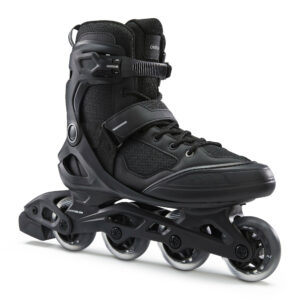 Inline-Skates Fitness FIT 100 Damen/Herren schwarz/silber