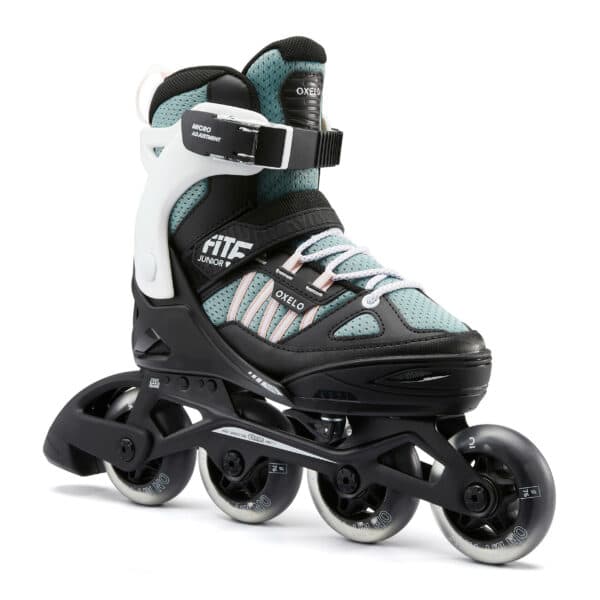 Inline Skates Inliner Fitness FIT 5 Kinder rosa/khaki